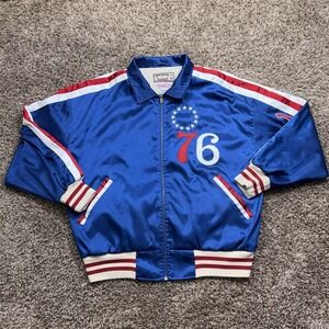 Mitchell & Ness 76ers Wilt Chamberlain 1965-66 Warmup Jacket Size 52 (2XL)